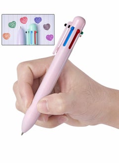 Y&D Multicolor Ballpoint Pens 18 Packs Original 0.5mm 6in1 Pen Colourful Barrel Retractable for Office School Supplies Students Children Gift 6Color  - Image 3