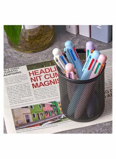 Y&D Multicolor Ballpoint Pens 18 Packs Original 0.5mm 6in1 Pen Colourful Barrel Retractable for Office School Supplies Students Children Gift 6Color  - Image 5