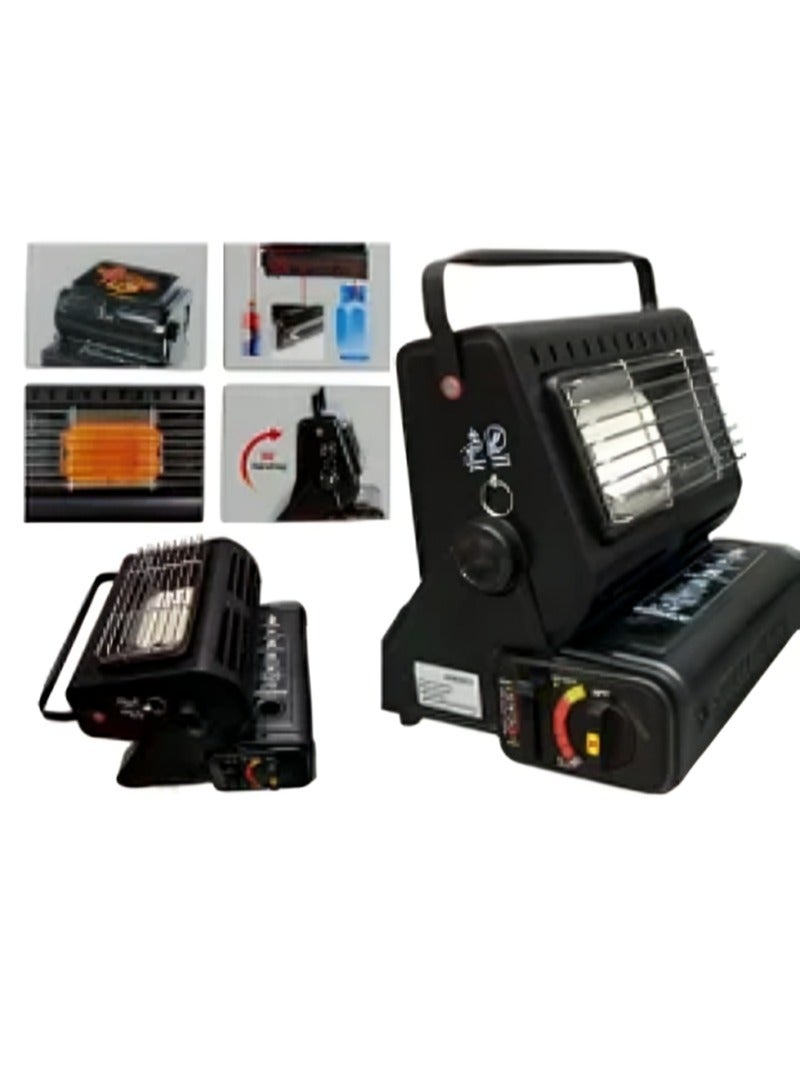 Generic A Portable Heater and Heater For Trips That Works With A Laurel Box Black Color  - Image 2
