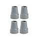 QingTD Medical Crutch Tips Gray 78 Inch 4 - Image 1