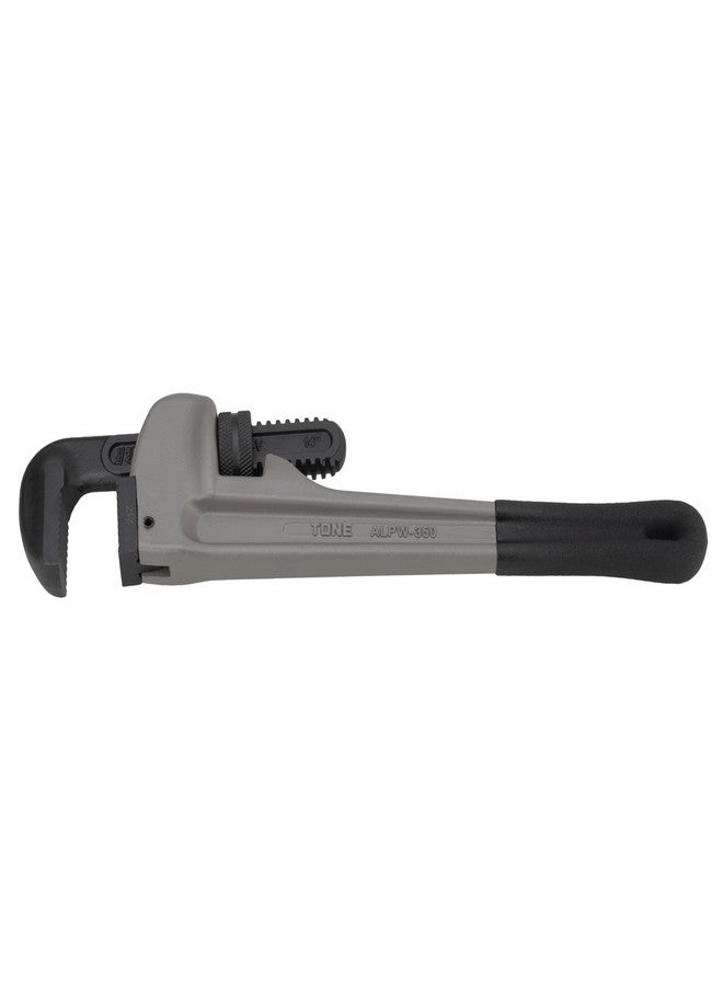 TONE Aluminum Pipe Wrench ALPW-350 Applicable Dia. 50A (2 Inch) Overall Length 327mm Max. jaw opening 70mm - Image 1