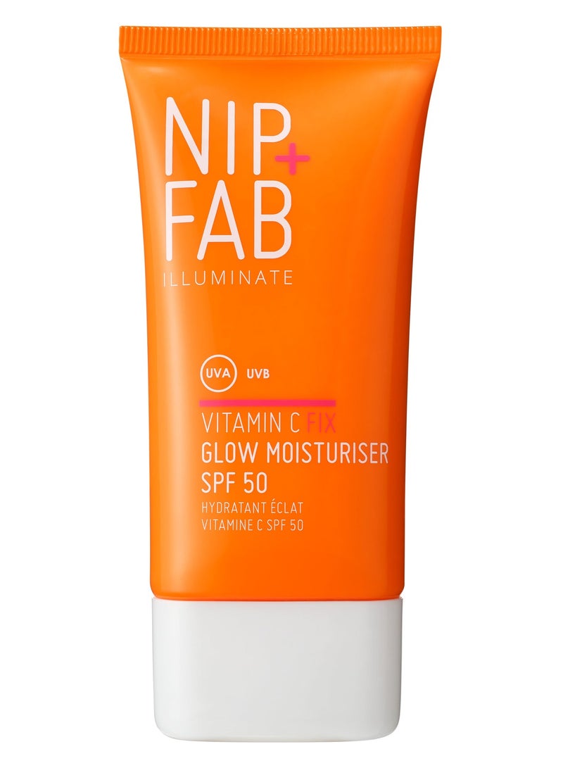 NIP+FAB Vitamin C Fix Glow- Illuminating Moisturizer with SPF 50, 50ml - Image 1