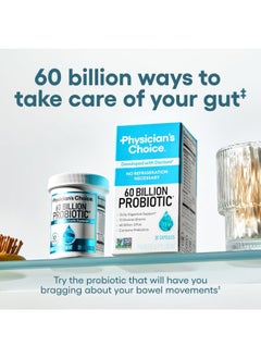 Physician's CHOICE Physician's Choice Probiotics 60 Billion Supplement Supports Occasional Constipation 30 Capsules  - Image 5