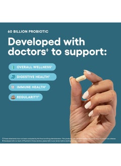 Physician's CHOICE Physician's Choice Probiotics 60 Billion Supplement Supports Occasional Constipation 30 Capsules  - Image 4