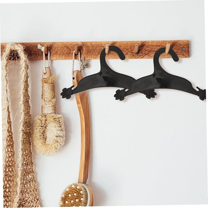 GANAZONO 10 حزمة من علاقات ملابس كفوف الكلاب رف ملابس الحيوانات الأليفة المقاوم للرياح 22.5 × 12.5 سم - Image 5