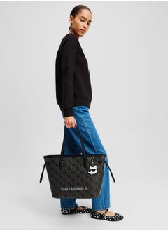 Karl Lagerfeld Paris Karl Lagerfeld Paris Ikon Monogram Large Tote Bag  - Image 2