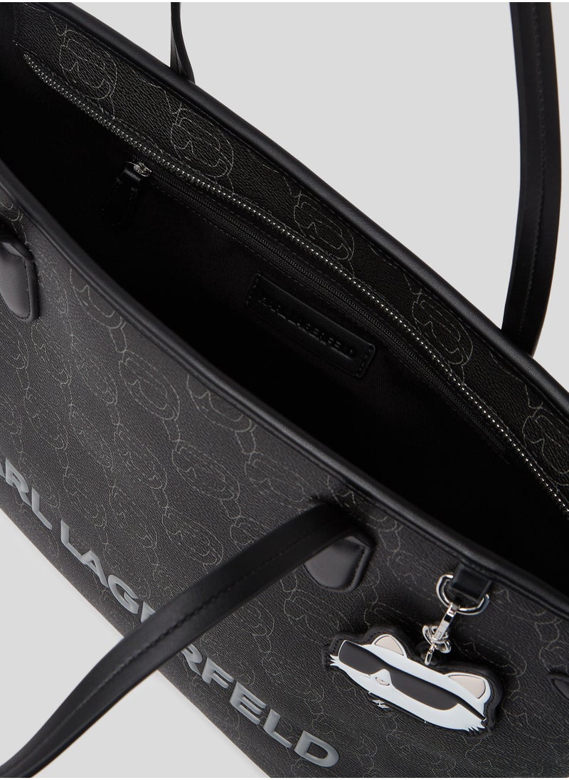 Karl Lagerfeld Paris Karl Lagerfeld Paris Ikon Monogram Large Tote Bag  - Image 3
