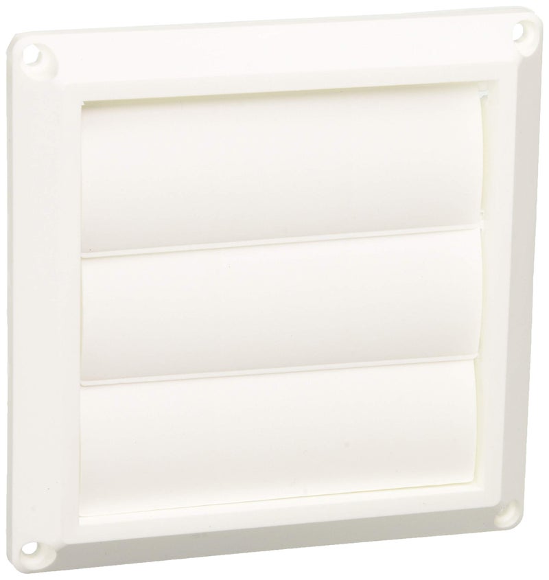 Lambro 1475W White Plastic Louvered Vent, 3-Inch - Image 2