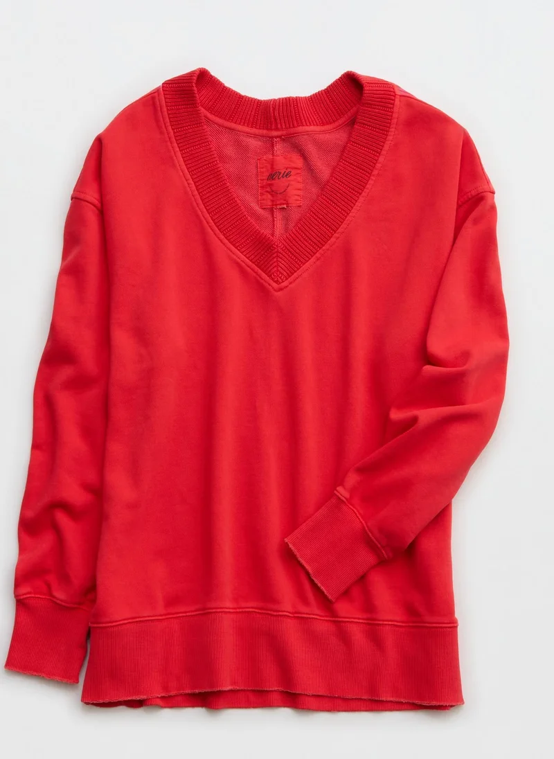 آري من امريكان ايجل Trim V-Neck Sweatshirt