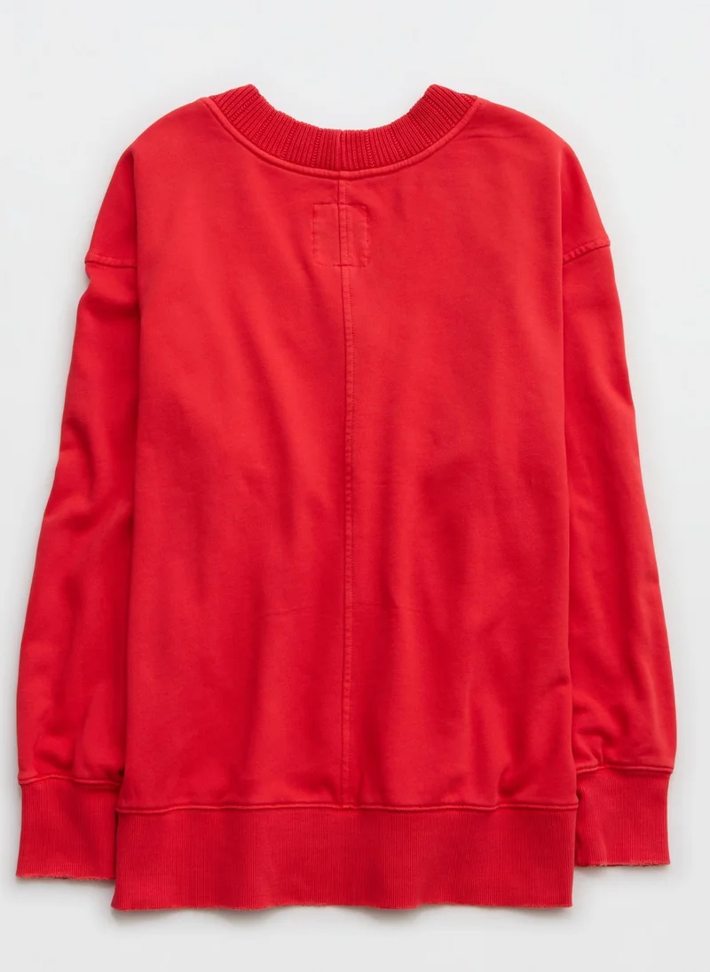 آري من امريكان ايجل Trim V-Neck Sweatshirt