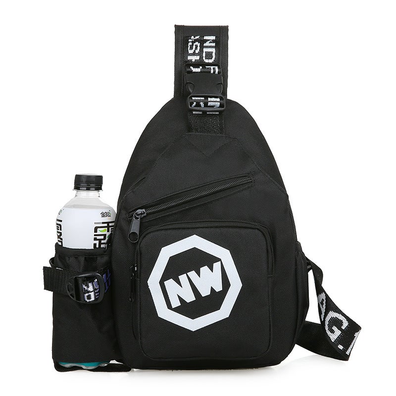 New Boys And Girls Fashionable Children'S Chest Bag Western Style Baby Shoulder Messenger Bag Children'S Travel Light Water Bottle Bag - Image 1