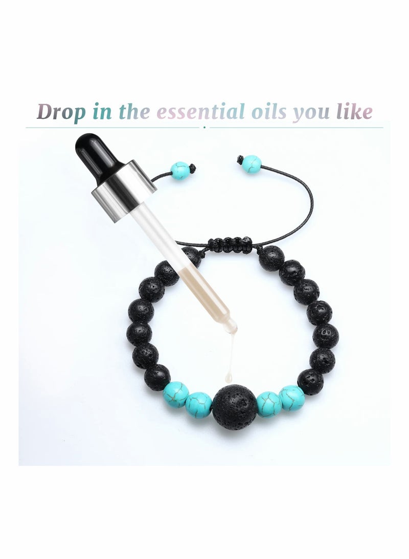 Excefore 4 Pieces Bracelet Fashion Luxury Hand Woven Yoga Beaded Jewelry Anti Nausea Wristband - Image 3