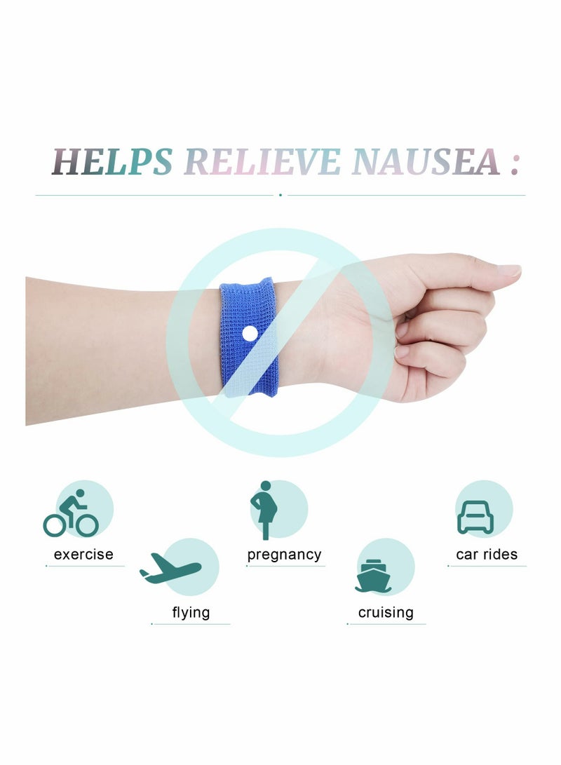 Excefore 4 Pieces Bracelet Fashion Luxury Hand Woven Yoga Beaded Jewelry Anti Nausea Wristband - Image 5