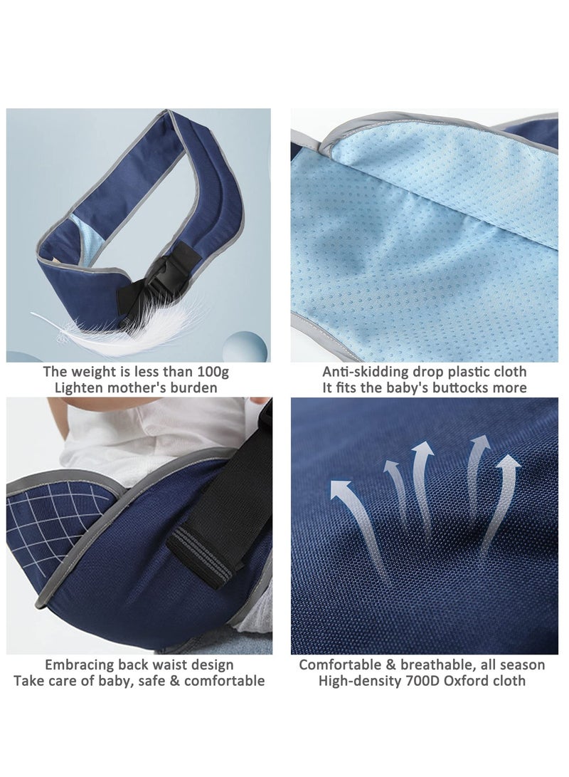 SOLARAE Toddler Carrier, Portable Adjustable Child Sling, Ergonomic One Shoulder Labor Saving Polyester Half Wrapped Toddler Sling with Anti-Slip Particles, for Children 6-36 Months - Image 2