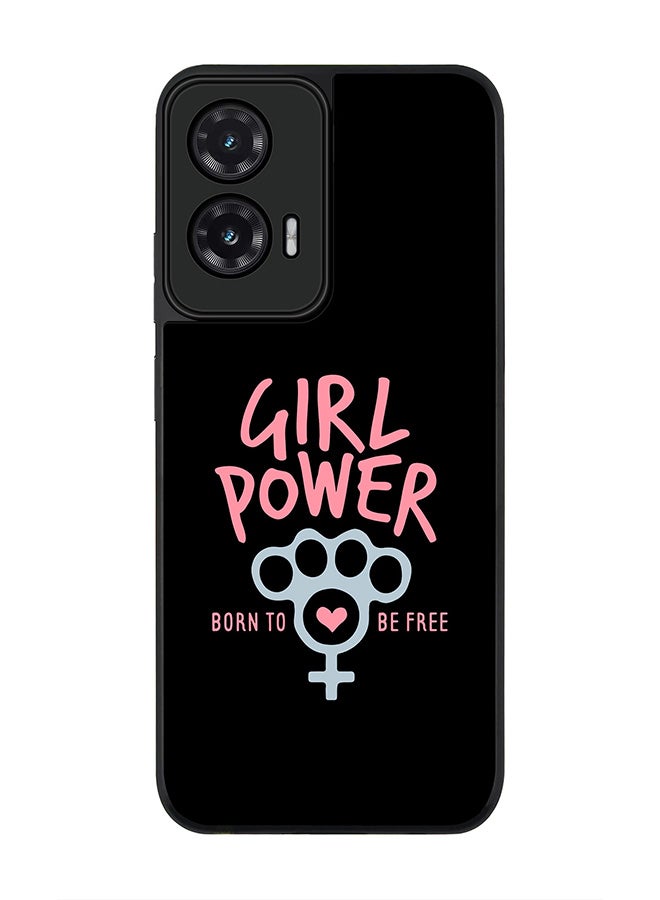 Stylizedd For Motorola Moto G35 Case,Slim fit Camera Protection, Shockproof Thin Phone cover  - Girl Power - Image 1