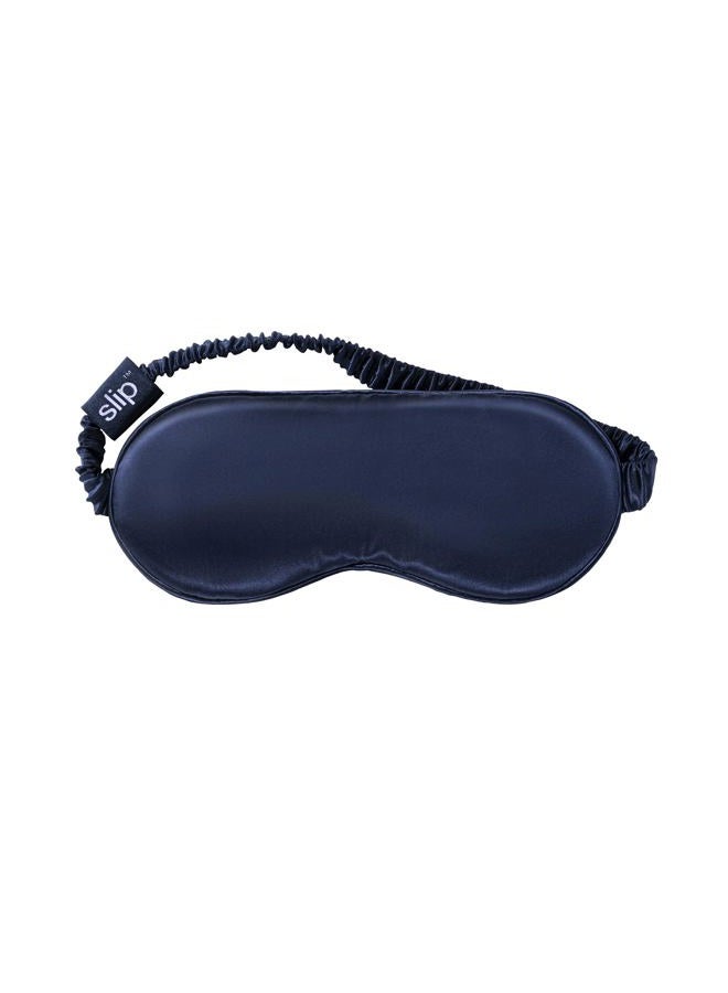 Slip Silk Sleep Mask, Navy (One Size) - 100% Pure Mulberry 22 Momme Silk Eye Mask - Comfortable Sleeping Mask with Elastic Band + Pure Silk Filler and Internal Liner - Image 3