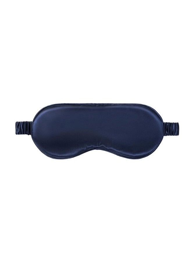 Slip Silk Sleep Mask, Navy (One Size) - 100% Pure Mulberry 22 Momme Silk Eye Mask - Comfortable Sleeping Mask with Elastic Band + Pure Silk Filler and Internal Liner - Image 2
