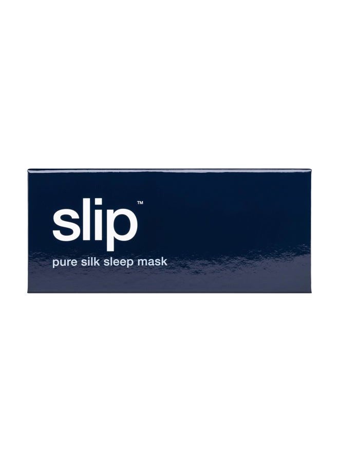 Slip Silk Sleep Mask, Navy (One Size) - 100% Pure Mulberry 22 Momme Silk Eye Mask - Comfortable Sleeping Mask with Elastic Band + Pure Silk Filler and Internal Liner - Image 4