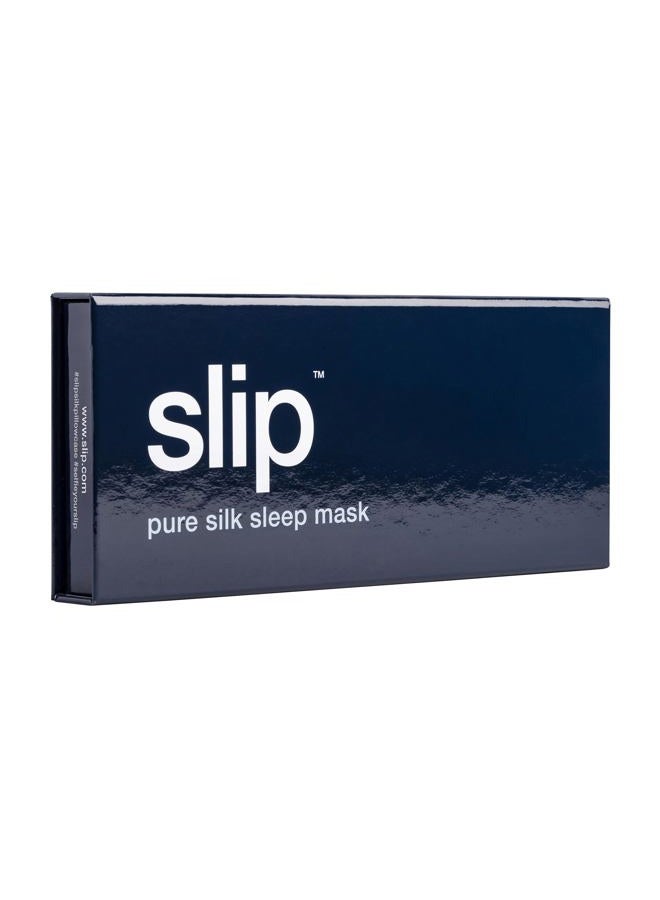 Slip Silk Sleep Mask, Navy (One Size) - 100% Pure Mulberry 22 Momme Silk Eye Mask - Comfortable Sleeping Mask with Elastic Band + Pure Silk Filler and Internal Liner - Image 5