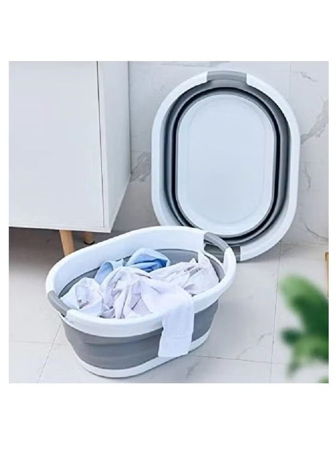 Collapsible silicone Laundry basket 38L - Image 1