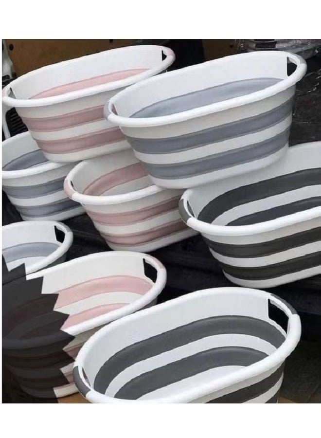 Collapsible silicone Laundry basket 38L - Image 5