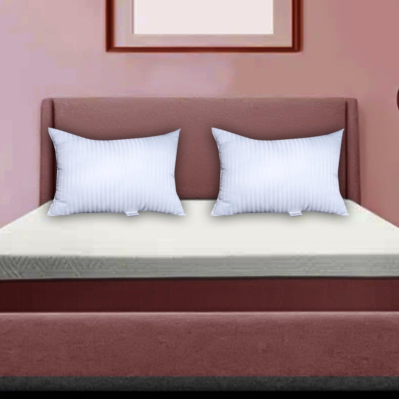 Eesysoft وسائد سرير إيسي سوفت للنوم بحجم 16x24 (أبيض)، 1 قطعة، جودة فندقية تبريد، للظهر أو المعدة أو النوم الجانبي (عبوة من 1) - Image 5