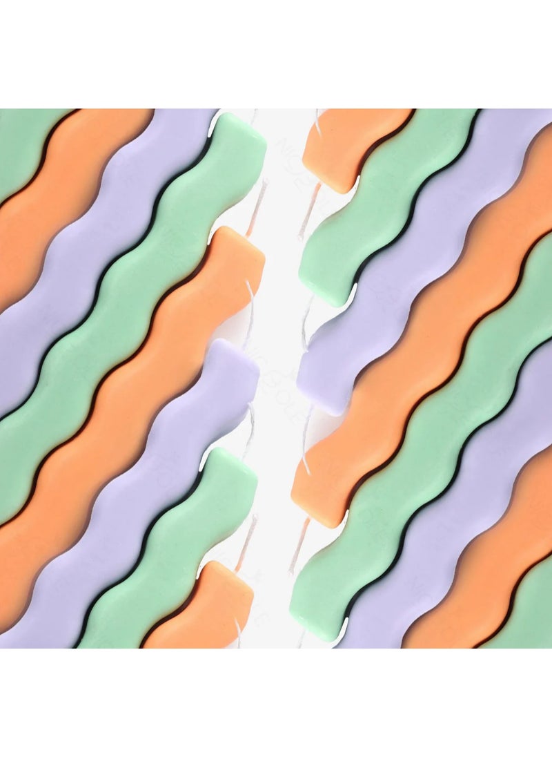 Generic Wavy Taper Candle vanilla ( orange )  - Image 3