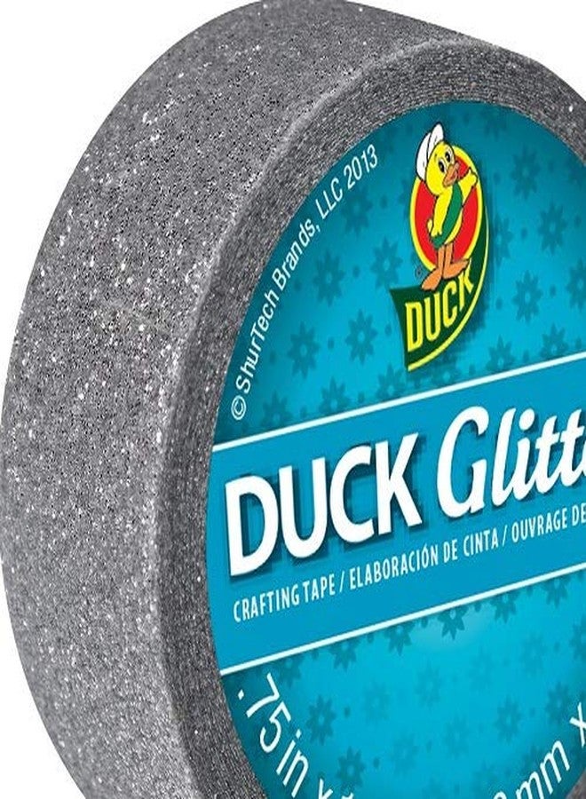 Shurtech Duck Glitter Crafting Tape, .75 x 180 Inches, Silver - Image 2