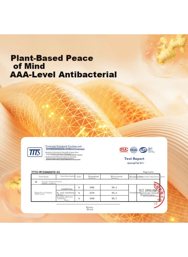 Top melon Dingguagua Children's Thermal Pants Double-sided Thin Fleece Single Autumn Winter Girls' Long Johns Baby Knit Pants Orange 110 - Image 4