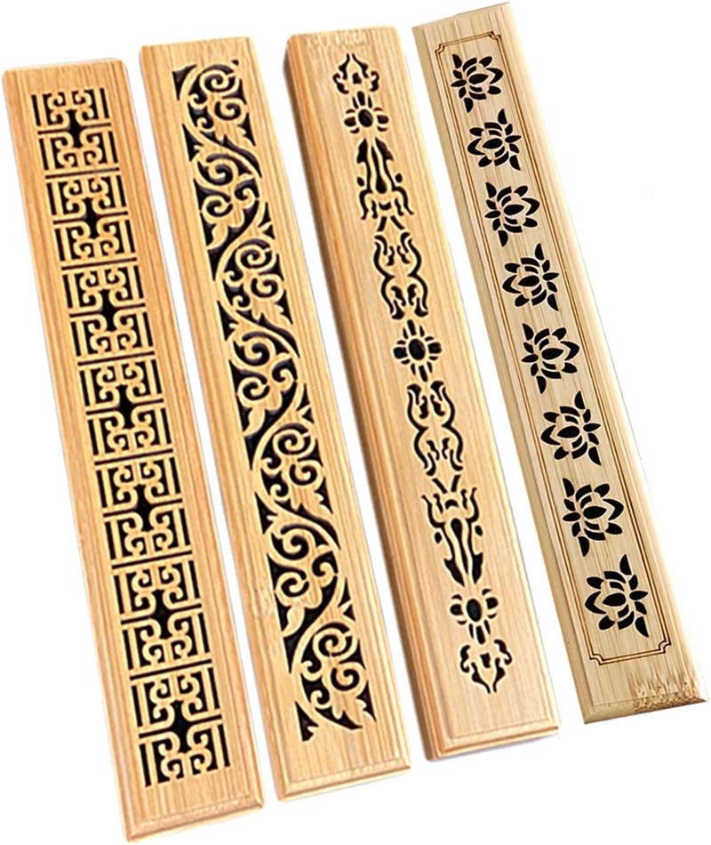 Bakhory Bamboo Wooden Incense Stick Burner, Incense Holder, For Home Decor, Office Decor, Yoga, Posative Vibes (B5) - Image 2