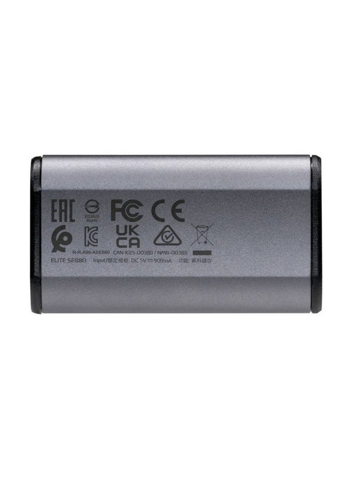 أداتا - SSD خارجي SE880 سعة 1 تيرابايت | محرك أقراص الحالة الصلبة المحمول فائق السرعة متوافق مع PS5 XBOX | فضي - Image 1