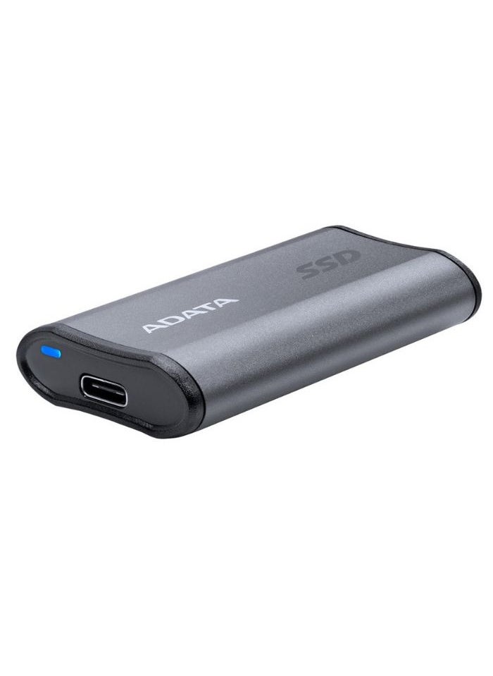 أداتا - SSD خارجي SE880 سعة 1 تيرابايت | محرك أقراص الحالة الصلبة المحمول فائق السرعة متوافق مع PS5 XBOX | فضي - Image 1