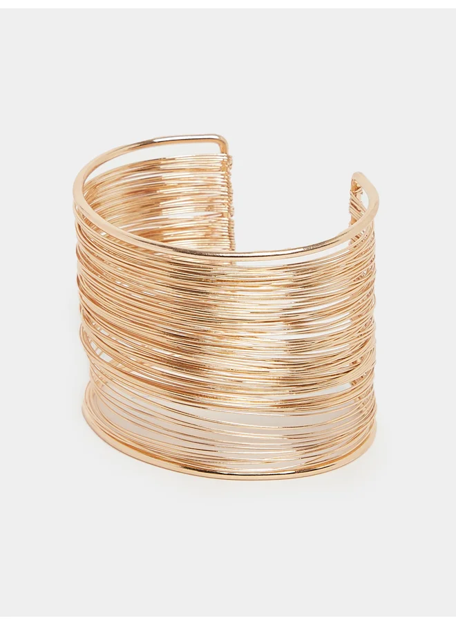 Styli Styli Multistrand Wide Cuff Bracelet