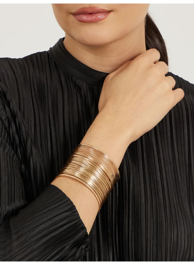 Styli Styli Multistrand Wide Cuff Bracelet