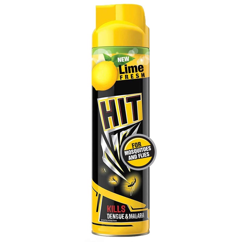 HIT Flying Insect Killer - Mosquito & Fly Killer Spray (200ml) | Lime Fragrance | Instant Kill | Protection from Dengue & Malaria | pack of 1 - Image 1