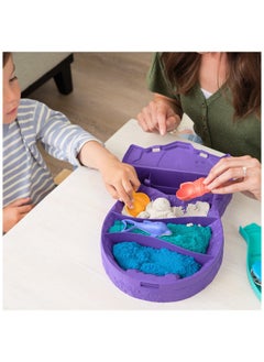 Kinetic Sand Kinetic Sand, Project Planet Deep Sea, 24oz Play Sand, Sea Creature Tools, Sustainably Minded Eco Friendly Materials, Christmas Gifts for Kids Ages 3+  - Image 2