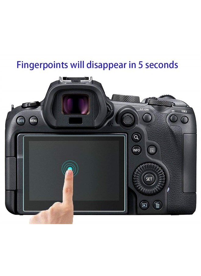 HUIPUXIANG Screen Protector for Canon EOS M50 M100 Mark ii DSLR Camera(for Accessories) with Hot Shoe Cover Tempered Glass Film 0.3mm High Definition 9H Hardness Anti-Scrach Anti-Fingerprint Anti-Dust[3 +1Pack]  - Image 3