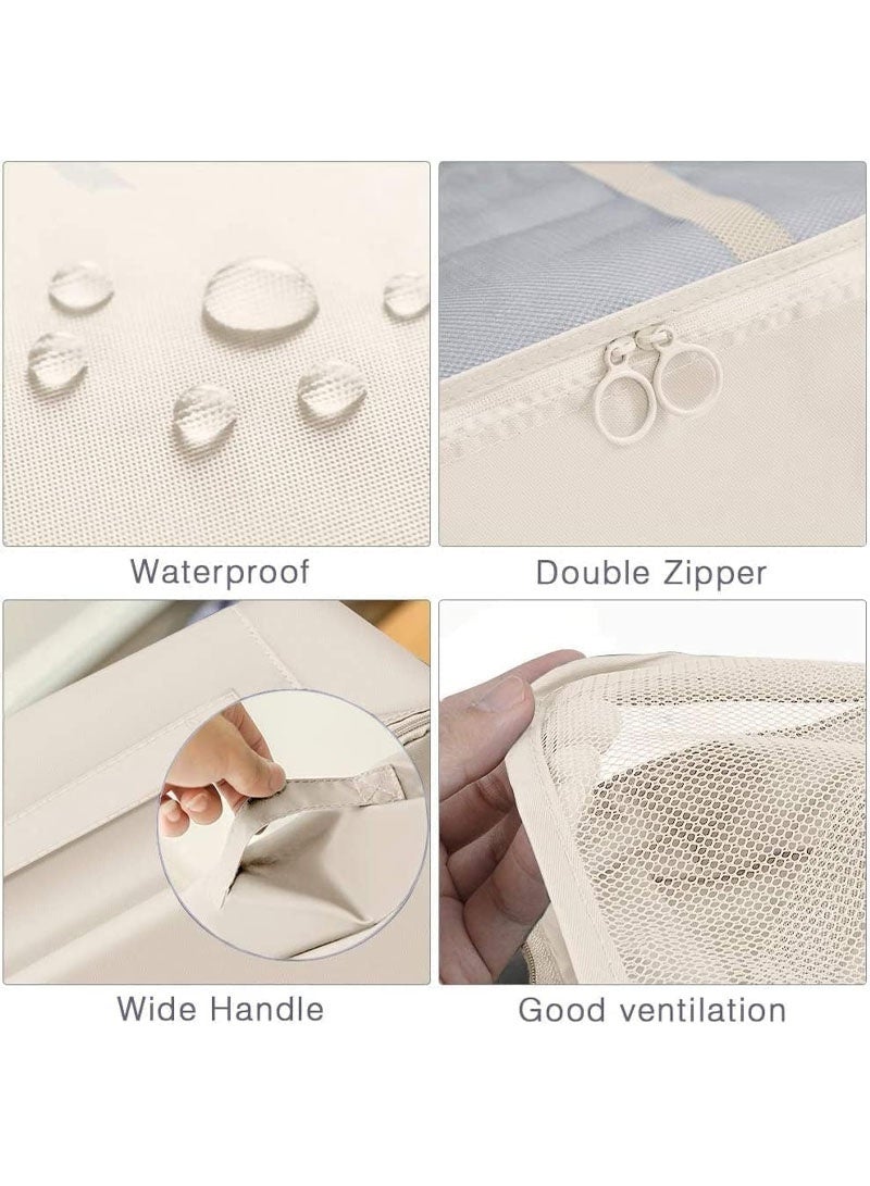 GZYIZHOU Packing Cubes, 8 Pcs Travel Packing Organizer, Travel Luggage Packing Organizers Set for Suitcases, Carry on and Luggage Organizer(Beige) - Image 5