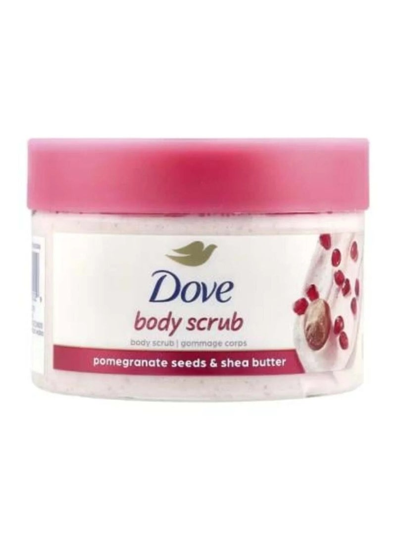 دوف مقشر الجسم دوف بخلاصة بذور الرمان وزبدة  الشيا، 298 غرام