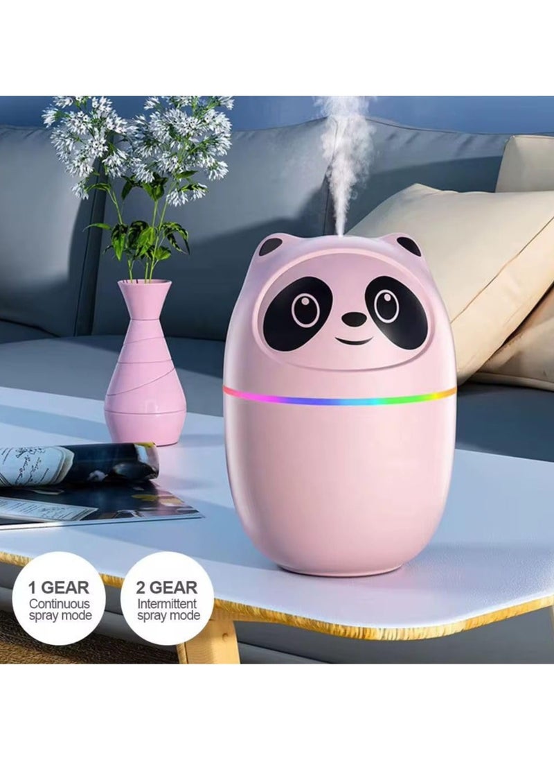 QSHOP 220ml Portable Humidifier, Essential Oil Diffuser with Night Light, Mini Humidifier, Perfect for Home, Office, Car, Plant Purification  - Image 3