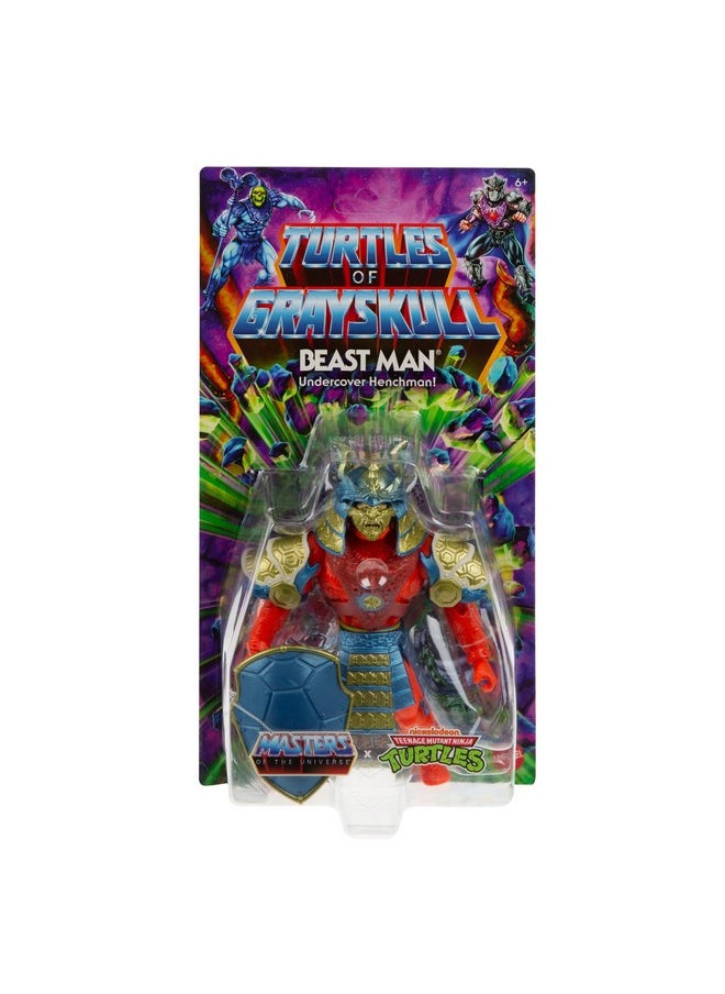 Mattel Origins Turtles Of Grayskull Action Figure & Accessories, Beast Man Collectible Toy With 16 Joints, Tmnt & Motu Crossover - pzsku/ZA1A886524E281474D10EZ/45/_/1733730244/be6093f9-7d58-4e4c-a737-e245b33f52d1