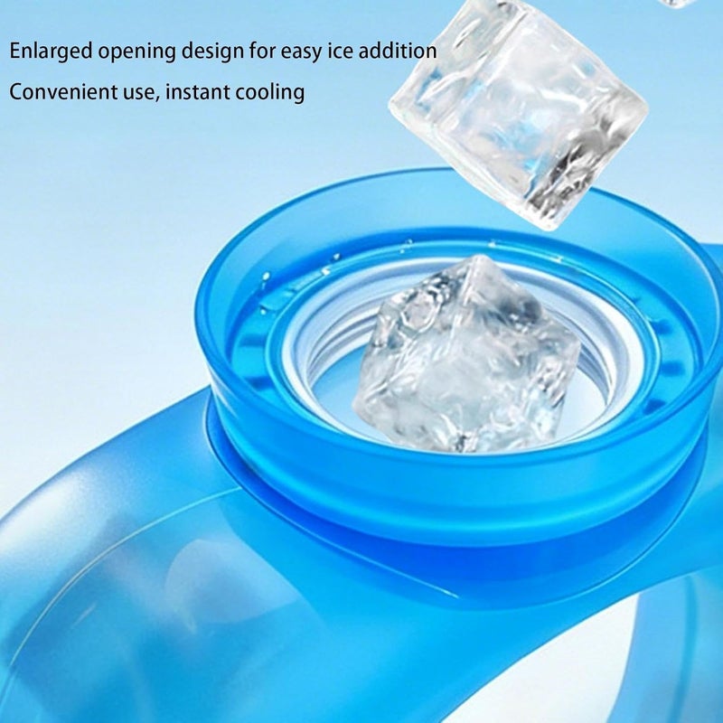 Neck Cooler Ice | Portable Ice Chill Wrap | Cooling Tube - for Outdoor Sports Camping Hiking Fishing Running Cycling Gym Beach Travel Summer - Image 4