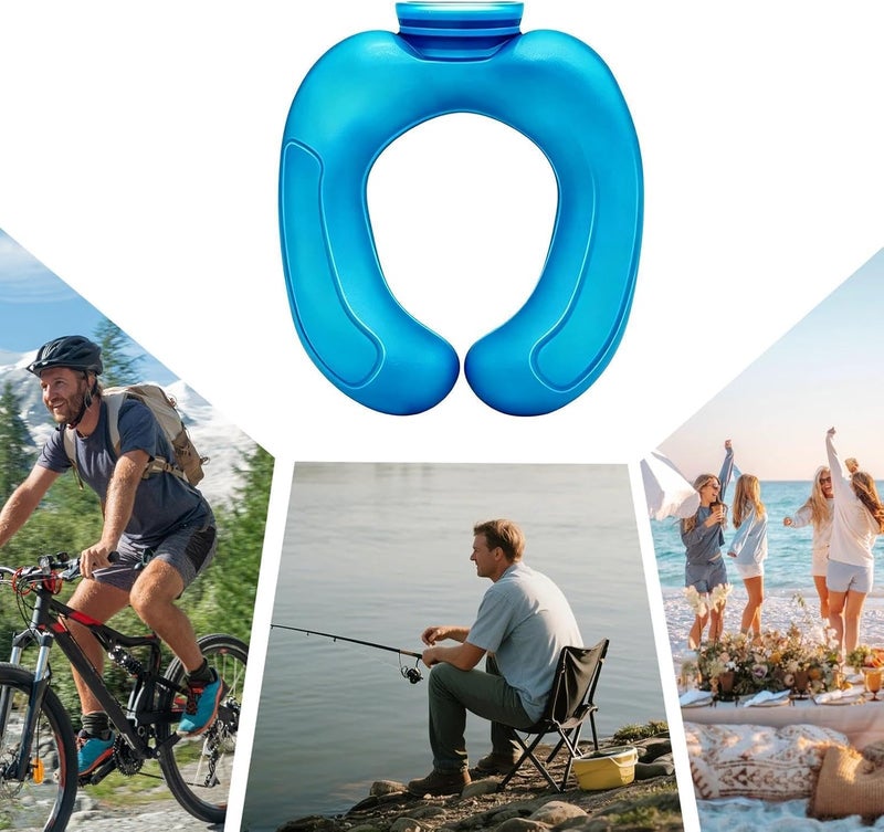 Neck Cooler Ice | Portable Ice Chill Wrap | Cooling Tube - for Outdoor Sports Camping Hiking Fishing Running Cycling Gym Beach Travel Summer - Image 5