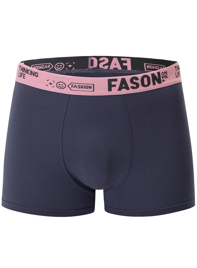 Zeemey 4 Pack Men's Fashion Sort Boxer Briefs & Trunks,Breathable Stretch Cotton Moisture-Wicking Underwear,Modern Fit Low Rise - Image 4