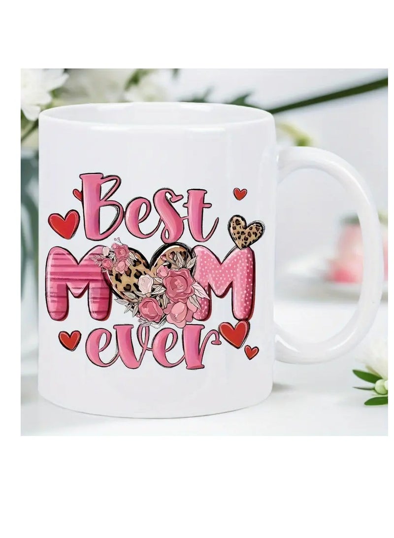 RYN "Best Mom Ever" Mug - Insulated, Reusable, Hand Wash, Perfect for Hot & Cold Beverages, Ideal Gift for Mother'S Day, Birthday, Holiday - Image 1