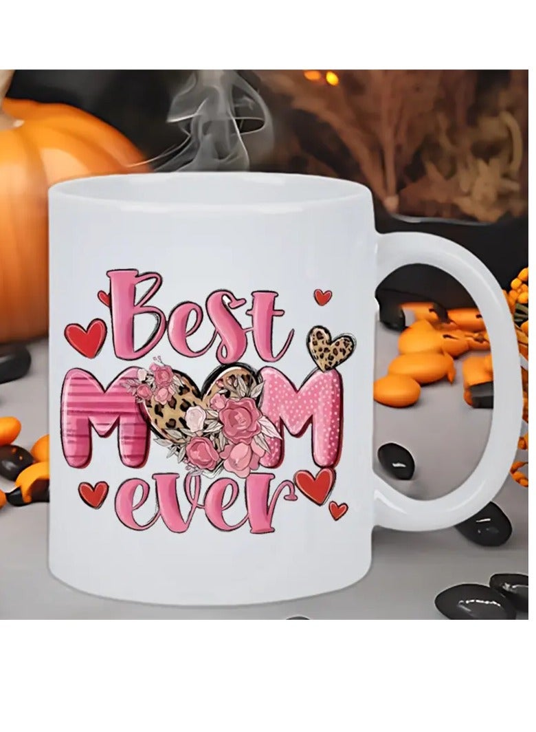 RYN "Best Mom Ever" Mug - Insulated, Reusable, Hand Wash, Perfect for Hot & Cold Beverages, Ideal Gift for Mother'S Day, Birthday, Holiday - Image 2