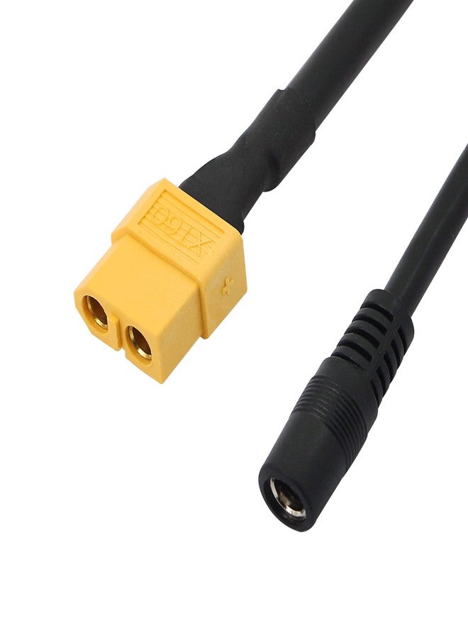 SinLoon XT60 Charging Cable XT-60 Female Bullet Connector to Female DC 5.5mm X 2.5mm Power Cable for FPV Monitor Power (F/F DC5525) - Image 2