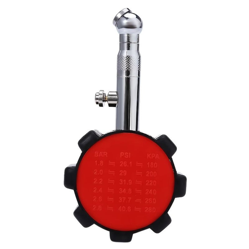 Black High Accuracy 100 Psi Tire Pressure Gauge 1pc For Car Truck And Motorcycle Air Pressure Measurement - Image 4