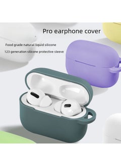 Generic Protective Silicone Soft Case For Airpods Pro 2345 Bluetooth Earphones Anti-fall Shockproof Cover Digital Computer Accessories-Color:Yellow-Applicable Model:Airpods 1/2 Commonly Used pearlescent Bag  - Image 2