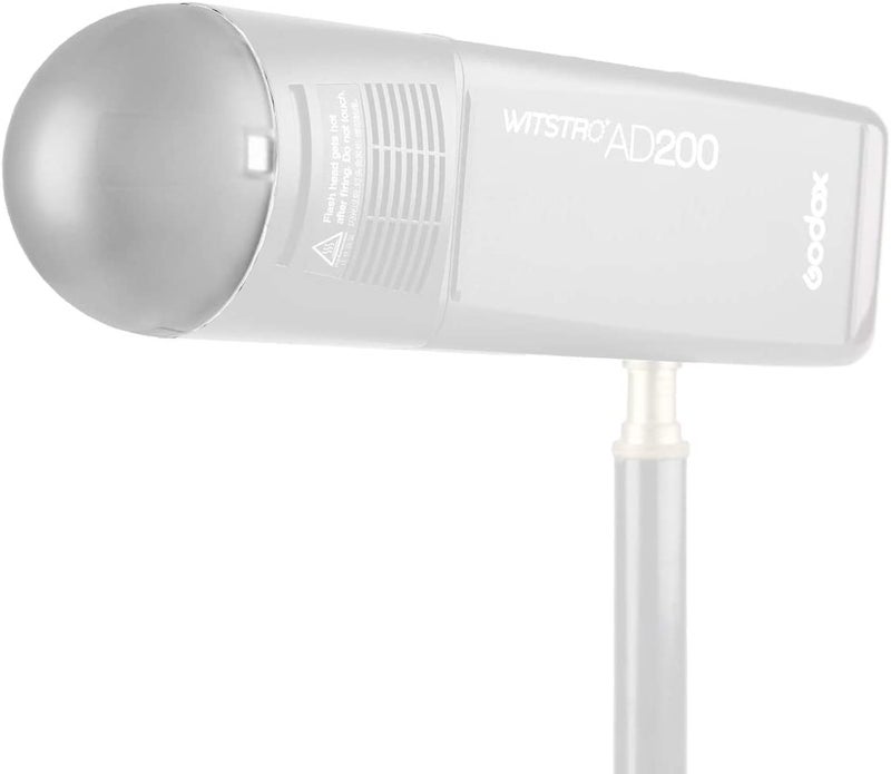 Godox AK-R11 Dome Diffuser, Compatible with Godox V1 Flash Series, V1-S, V1-C, V-1N, use with Godox H200R Round Flash Head, AD200 Pro, AD200 - Image 3